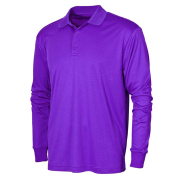 Adult Uniform Long Sleeve Performance Polos - No Logo