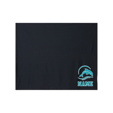 Dolphins Custom Fleece Blanket