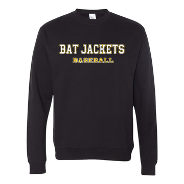 Adult Bat Jackets Block Lettering Sweatshirts